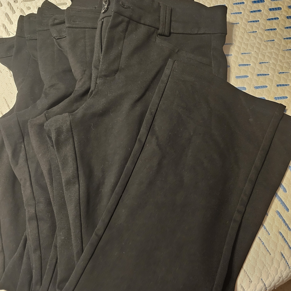 4 Pair Of Torrid Black Bootcut Dress Pants. Size 16 TALL.